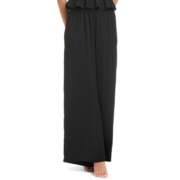 Red Carter Other - Red Carter Women’s Shirred-Waist Wide-Leg Cover-Up Pants Size Large NWT $98